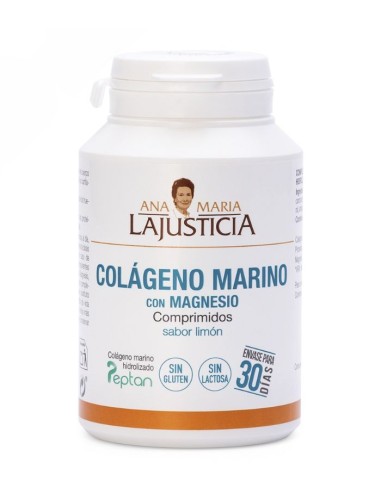 LA JUSTICIA COLAGENO MARINO CON MAGNESIO 180 COMPRIMIDOS Colagenos y magnesios y Salud Muscular y Articular - ANA MARIA LA JUSTI