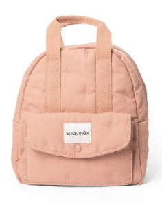 SUAVINEX MOCHILA INFANTIL TEXTIL ROSA LISO Bebé y mamá y Inicio - SUAVINEX