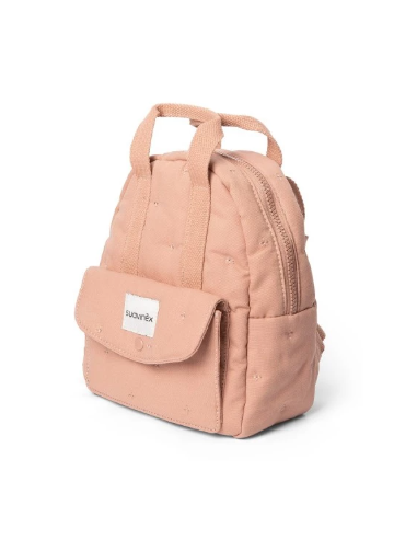 SUAVINEX MOCHILA INFANTIL TEXTIL ROSA LISO Bebé y mamá y Inicio - SUAVINEX