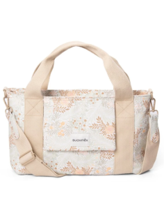 SUAVINEX BOLSO PASEO PANERA POETRY PRINT BEIGE Bebé y mamá y Inicio - SUAVINEX