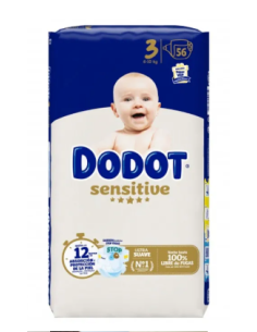 DODOT SENSITIVE PAÑAL INFANTIL TALLA 3 56 UNIDADES Inicio y  - 