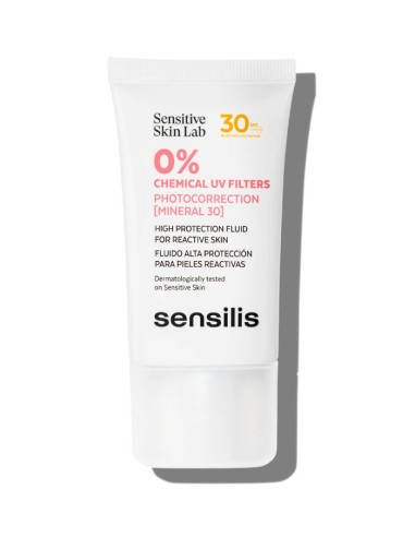 SENSILIS PHOTOCORRECTION MINERAL SPF 30 40 ML Solar facial y Solares - SENSILIS