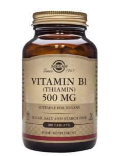 SOLGAR VITAMINA B1 500 MG 100 COMPRIMIDOS Inicio y  - SOLGAR