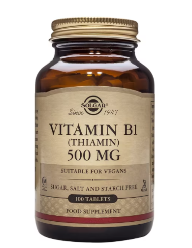 SOLGAR VITAMINA B1 500 MG 100 COMPRIMIDOS Inicio y  - SOLGAR