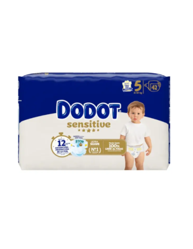 DODOT SENSITIVE TALLA 5+ 42 UNIDADES Inicio y  - DODOT