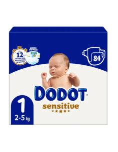 DODOT SENSITIVE T1 (2-5 KG) JUMBO PACK 84 UNIDADES Inicio y  - DODOT