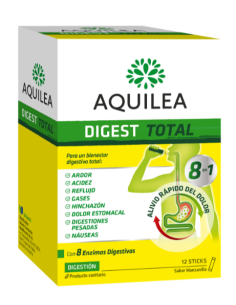 AQUILEA DIGEST TOTAL 12 STICKS 2,5 G MANZANILLA Inicio y  - 