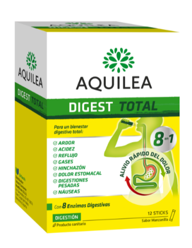 AQUILEA DIGEST TOTAL 12 STICKS 2,5 G MANZANILLA Inicio y  - 