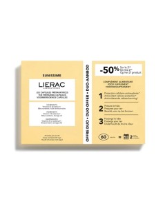 LIERAC SUNISSIME CAPSULAS PREPARADORAS DUPLO Cápsulas Solares y Solares - LIERAC