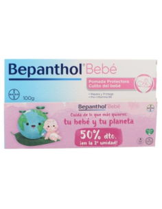 BEPANTHOL BEBE POMADA PROTECTORA DUPLO 100G + 100G Inicio y  - 