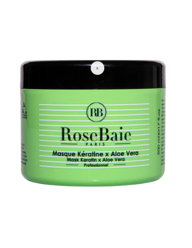 ROSE BAIE MASCARILLA KERATIN Y ALOE VERA 500 ML Mascarillas Cabello seco y Mascarillas - ROSE BAIE PARIS