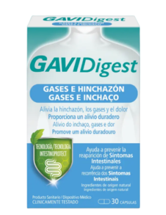 GAVIDIGEST GASES E HINCHAZON 30 CAPSULAS Gases y Salud Digestiva - RECKITT