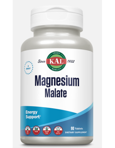 SOLARAY KAL MAGNESIUM MALATE 400 90 COMPRIMIDOS Salud y Inicio - SOLARAY