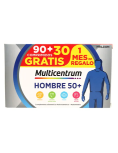 MULTICENTRUM HOMBRE 50+ 90 COMPRIMIDOS + 30 COMPRIMIDOS Inicio y  - 