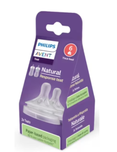 AVENT TETINA NATURAL LIQUIDOS ESPESOS 6M Bebé y mamá y Inicio - AVENT 2
