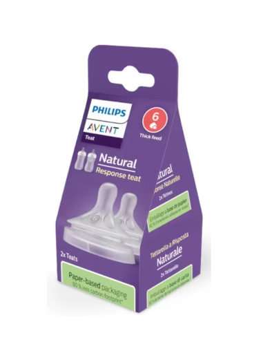 AVENT TETINA NATURAL LIQUIDOS ESPESOS 6M Bebé y mamá y Inicio - AVENT