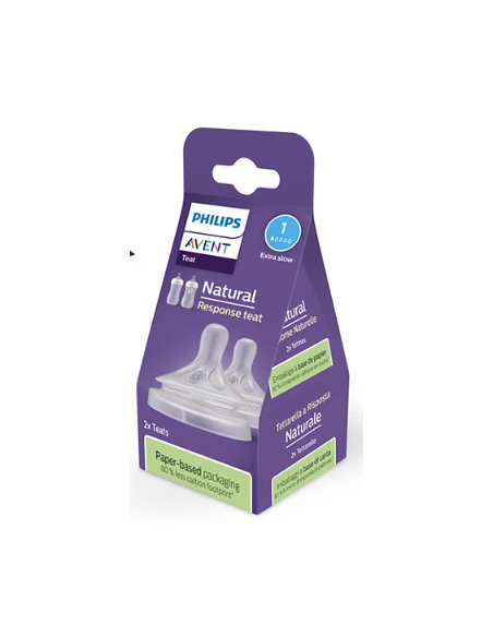 AVENT TETINA NATURAL FLUJO RECIEN NACIDO +0M Bebé y mamá y Inicio - AVENT