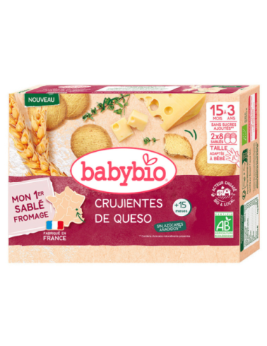 BABYBIO GALLETAS DE QUESO 16U +15 MESES Inicio y  - 