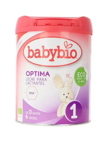 BABYBIO OPTIMA 1 LECHE PARA LACTANTES 800G Inicio y  - BABYBIO