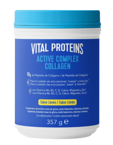VITAL PROTEINSACTIVE COMPLEX COLLAGEN 357G LIMON Colagenos y magnesios y Salud Muscular y Articular - VITAL PROTEINS