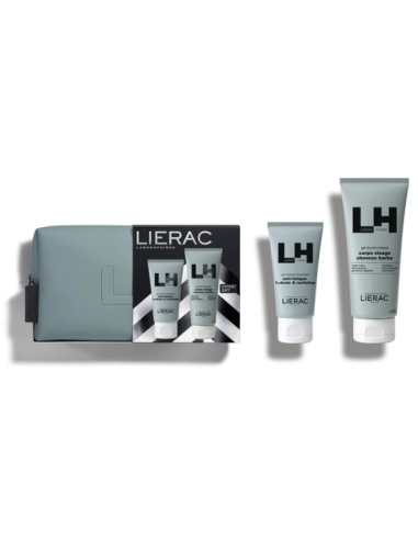 LIERAC COFRE HOMME GEL ANTIFATIGA + GEL DUCHA Regalos menos de 20€ y Packs y cofres regalo - LIERAC
