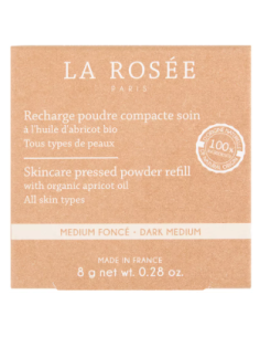 LA ROSEE POLVO COMPACTO MEDIO OSCURO RECARGA 8G