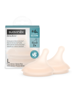 SUAVINEX ZERO ZERO TETINA SILICONA FLUJO DENSO 2 UNIDADES