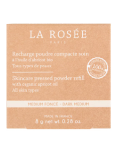 LA ROSEE POLVO COMPACTO OSCURO RECARGA 8G