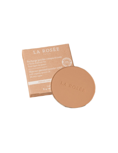 LA ROSEE POLVO COMPACTO OSCURO RECARGA 8G
