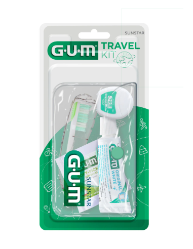 GUM KIT CEPILLO+PASTA+INTERDENTALES