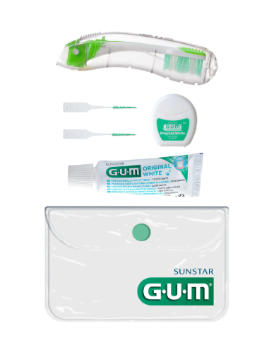 GUM KIT CEPILLO+PASTA+INTERDENTALES