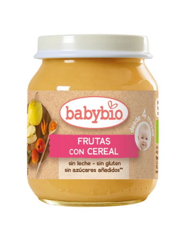 BABYBIO POTITO FRUTAS CON CEREAL 130 G