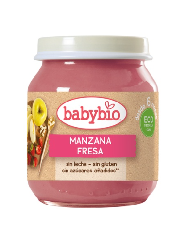 BABYBIO POTITO MANZANA FRESA 130G