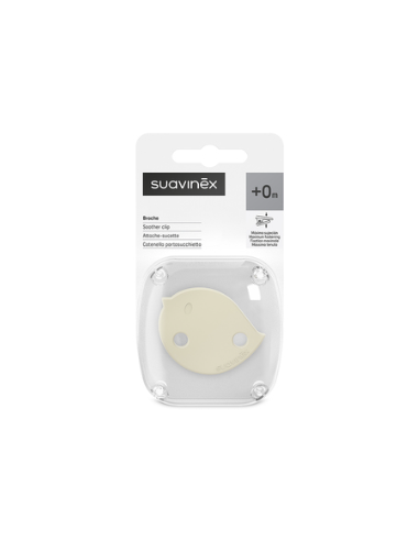 SUAVINEX BROCHE PINZA CADENITA OVALADO +0M 1UD