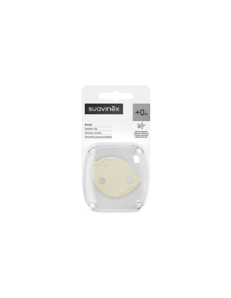 SUAVINEX BROCHE PINZA CADENITA OVALADO +0M 1UD