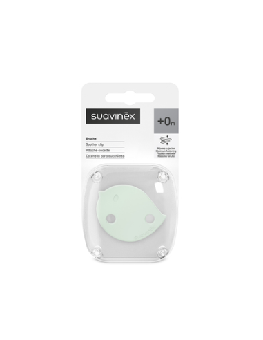 SUAVINEX BROCHE PINZA CADENITA OVALADO +0M 1UD