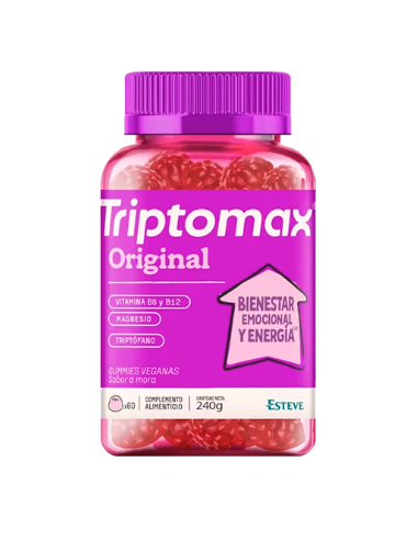 TRIPTOMAX ORIGINAL 60 GUMMIES SABOR MORA