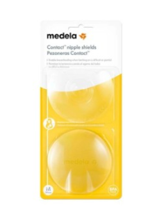 MEDELA PEZONERA CONTACT SILICONA T-M 20MM 2UDS