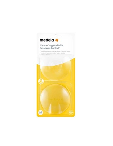 MEDELA PEZONERA CONTACT SILICONA T-M 20MM 2UDS