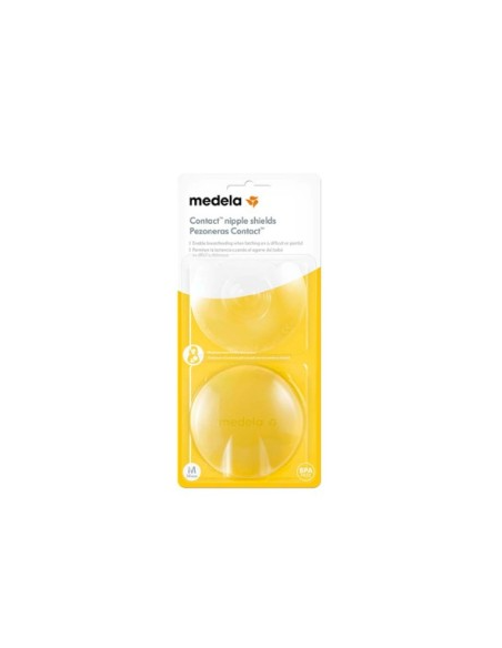 MEDELA PEZONERA CONTACT SILICONA T-M 20MM 2UDS