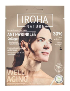 IROHA NATURE MASCARILLA CARA Y CUELLO 1 UNIDAD