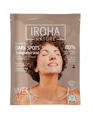 IROHA NATURE MASCARILLA FACIAL ANTIMANCHAS 1...