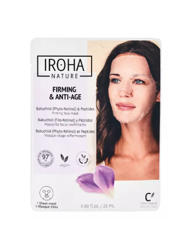 IROHA NATURE MASCARILLA FACIAL REAFIRMANTE 1UNIDAD