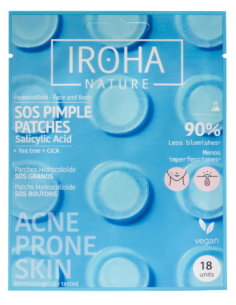 IROHA NATURE PARCHES SOS GRANOS 18 UNIDADES