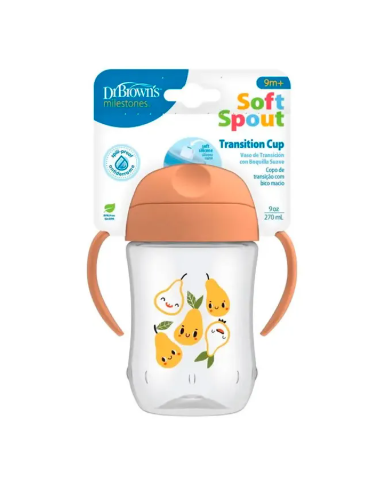 DR BROWNS TAZA +9M CORAL PERA