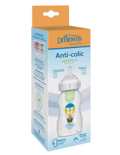 DR BROWNS BIBERON BOCA ANCHA CONEJO GLOBO 330ML