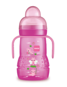 MAM BIBERON TRAINER 220ML NIÑA +4M