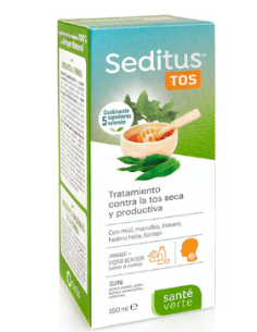 SANTE VERTE SEDITUS TOS ADULTO 1 FRASCO 200 ML SABOR CEREZA