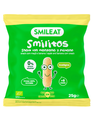 SMILITOS SNACK ECO SMILEAT 1 BOLSA 25 G CON...