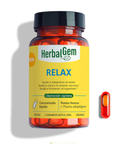 PRANAROM HERBALGEM RELAX 30 CAPSULAS